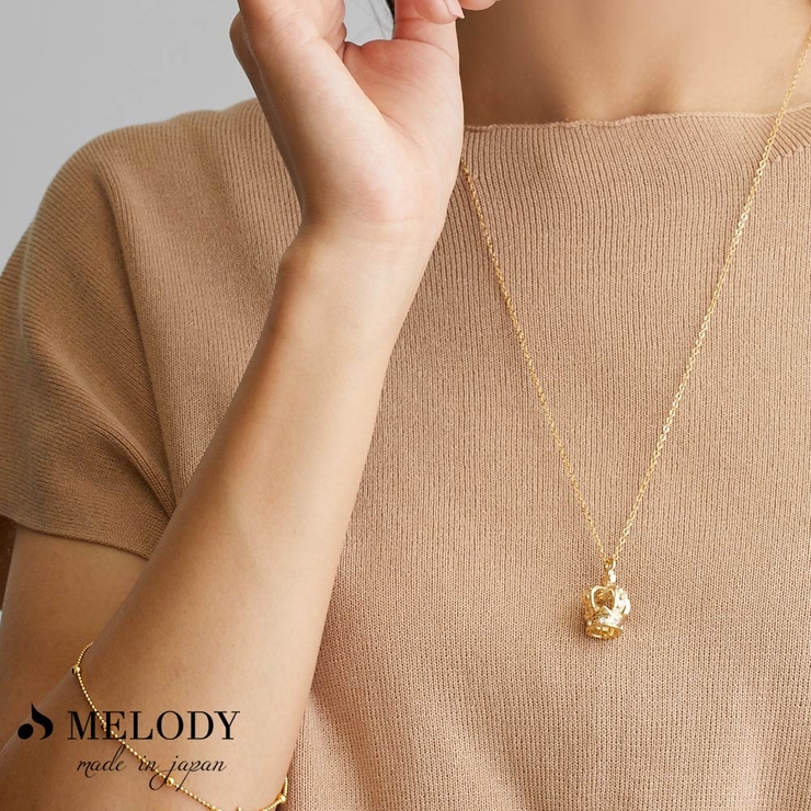 ロングネックレス レディース k18gp | Melody　Accessory | 詳細画像6 