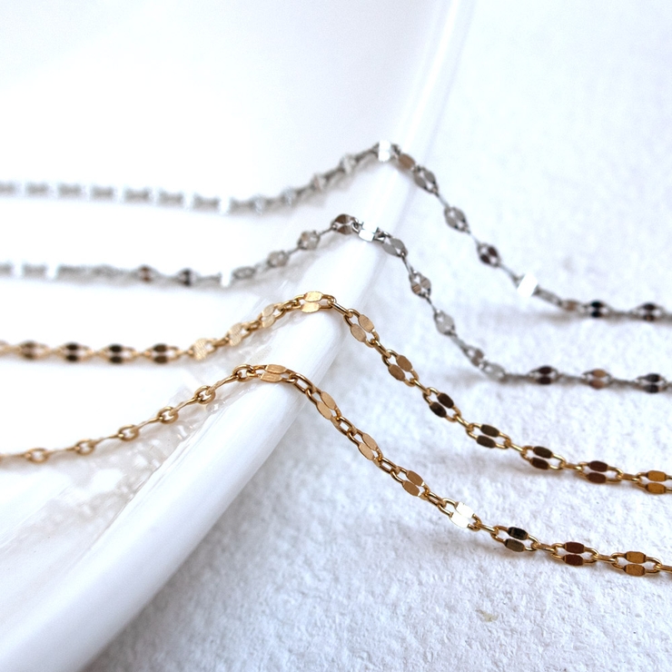 ネックレス チェーンのみ スキンジュエリー[品番：MLOA0003031