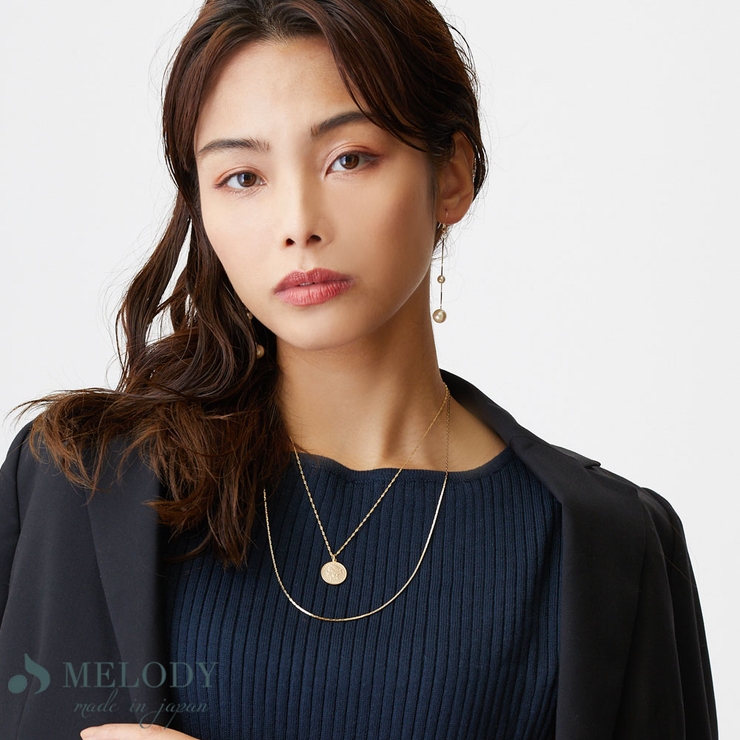 ネックレス 日本製 K18GP[品番：MLOA0001597]｜Melody Accessory