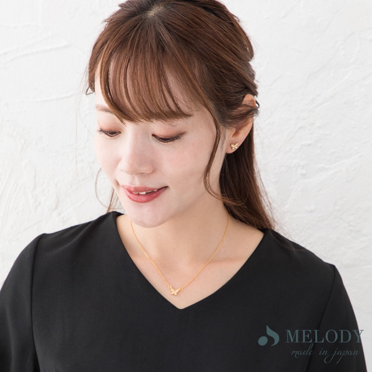 ネックレス バタフライ パヴェ | Melody　Accessory | 詳細画像4 