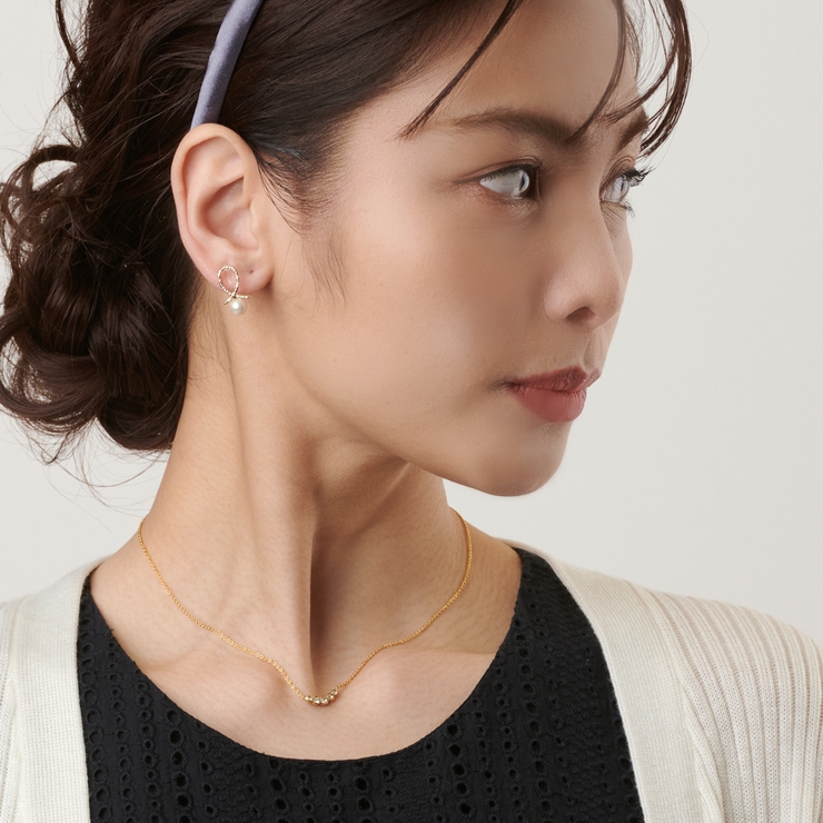 金属アレルギー対応 日本製ネックレス ミル打ち加工 | Melody　Accessory | 詳細画像5 