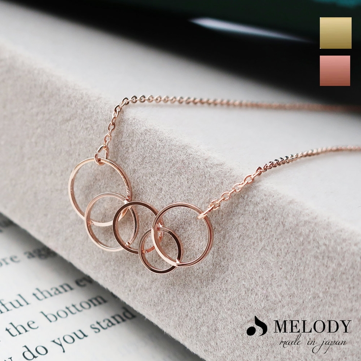 ネックレス 五つの輪 5リングトショートネックレス 品番 Mloa Melody Accessory メロディーアクセサリー の レディースファッション通販 Shoplist ショップリスト