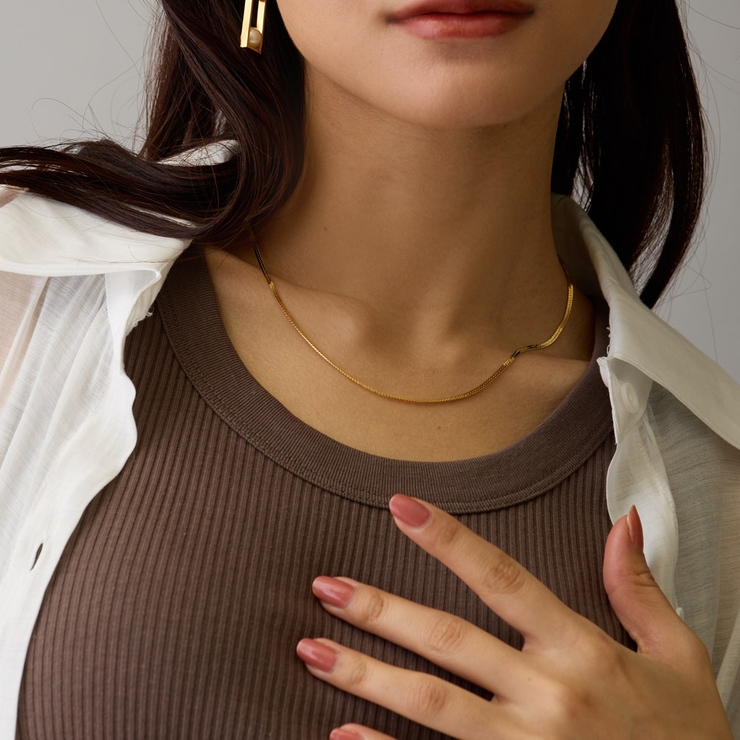 ネックレス 日本製 ヘリングボーン | Melody　Accessory | 詳細画像6 