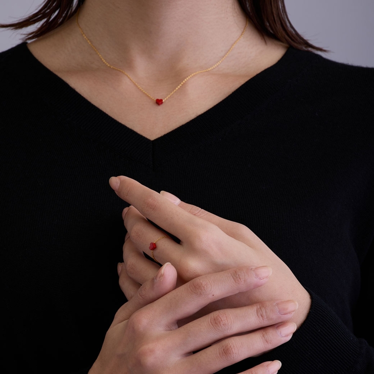 ネックレス ハートネックレス レディース | Melody　Accessory | 詳細画像4 