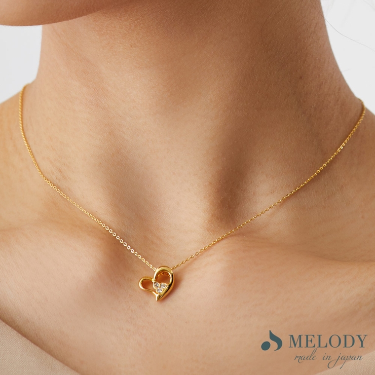 ネックレス オープンハート レディース | Melody　Accessory | 詳細画像4 