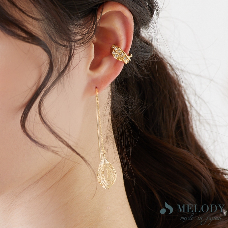 チェーンピアス ピアス K18GP | Melody　Accessory | 詳細画像1 