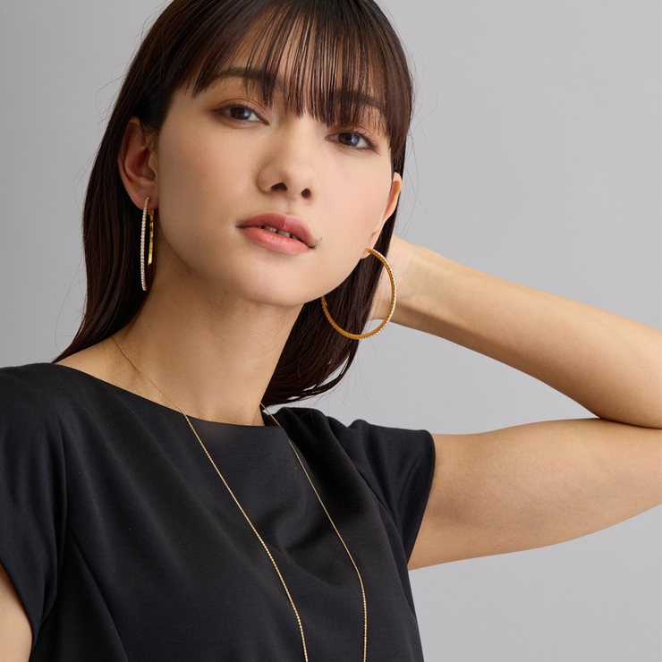 フープピアス 日本製 純チタン | Melody　Accessory | 詳細画像4 