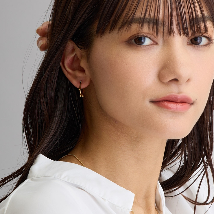 ピアス キャッチレスピアス クロッシングピアス[品番