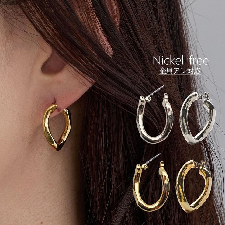 ピアス フープピアス 日本製 | Melody　Accessory | 詳細画像1 