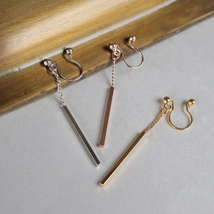 ピアス イヤリング ノンホールピアス[品番：MLOA0002865