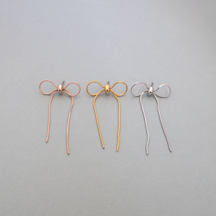 リボン りぼん ピアス | Melody　Accessory | 詳細画像2 