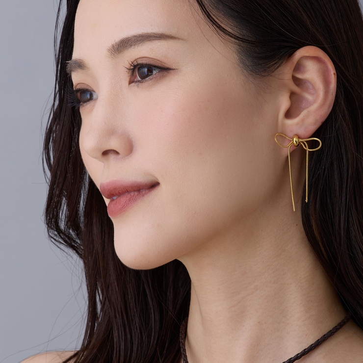 リボン りぼん ピアス | Melody　Accessory | 詳細画像4 