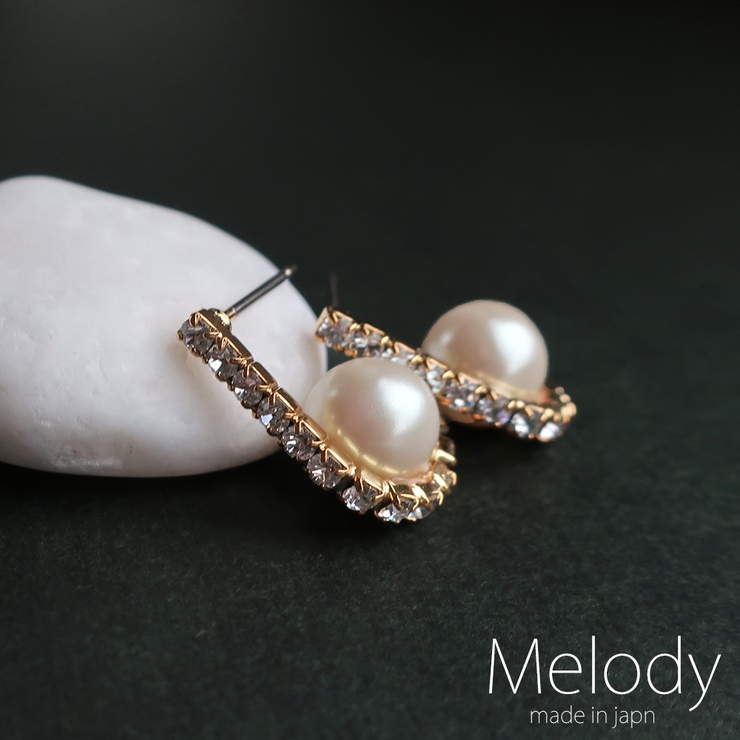 ピアス 日本製 パール | Melody　Accessory | 詳細画像1 