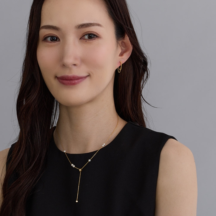 ピアス 日本製 ボールチェーン | Melody　Accessory | 詳細画像7 