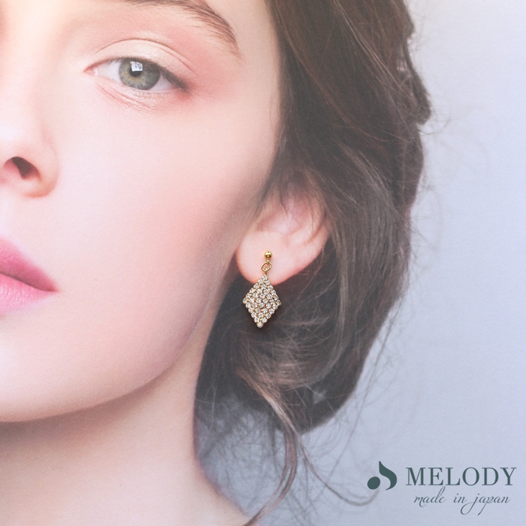 ピアス 揺れる ダイヤモンドシェイプ | Melody　Accessory | 詳細画像4 