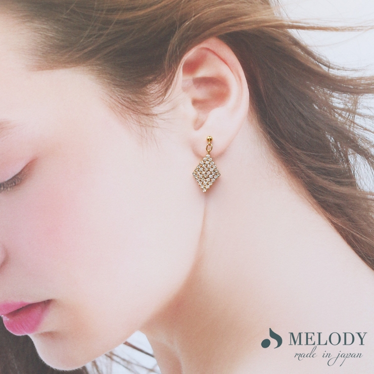 ピアス 揺れる ダイヤモンドシェイプ | Melody　Accessory | 詳細画像5 