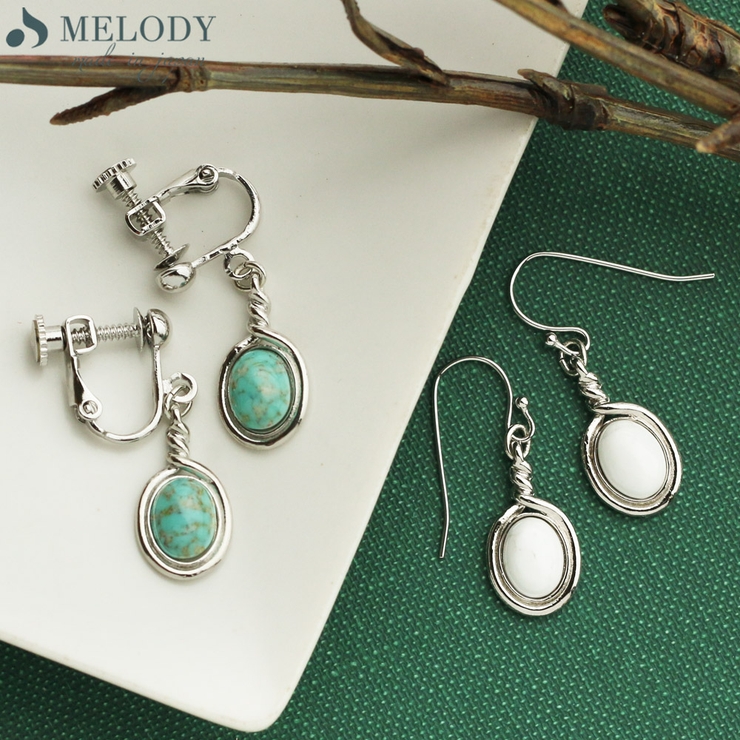 ピアス イヤリング ターコイズ | Melody　Accessory | 詳細画像1 