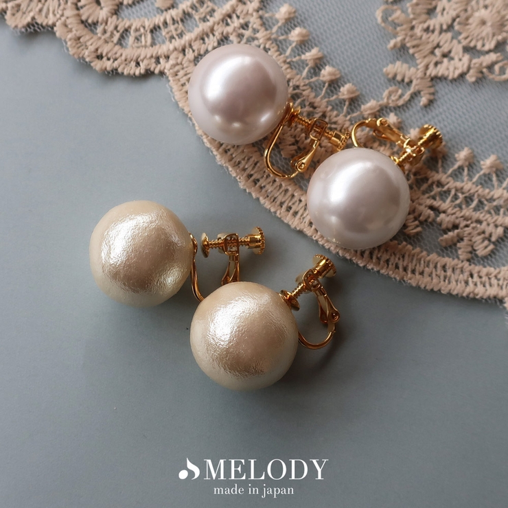 イヤリング 日本製 特大パール | Melody　Accessory | 詳細画像2 