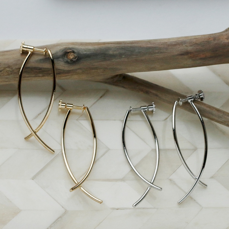 イヤリング ピアス カーブライン | Melody　Accessory | 詳細画像2 