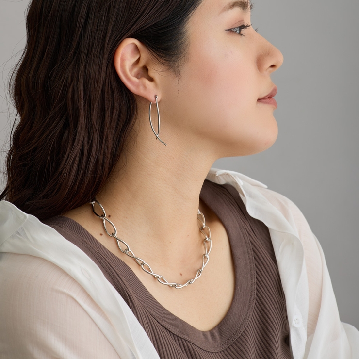 イヤリング ピアス カーブライン | Melody　Accessory | 詳細画像7 