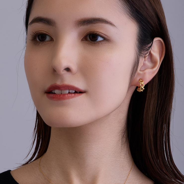 イヤリング チェーンデザイン フープイヤリング | Melody　Accessory | 詳細画像6 