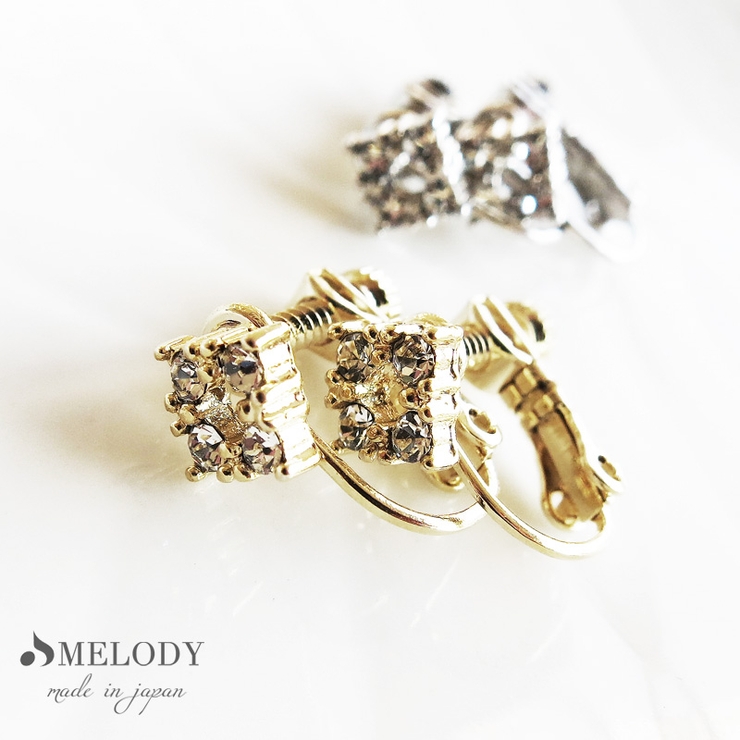 イヤリング ニッケルフリー ４粒 | Melody　Accessory | 詳細画像1 