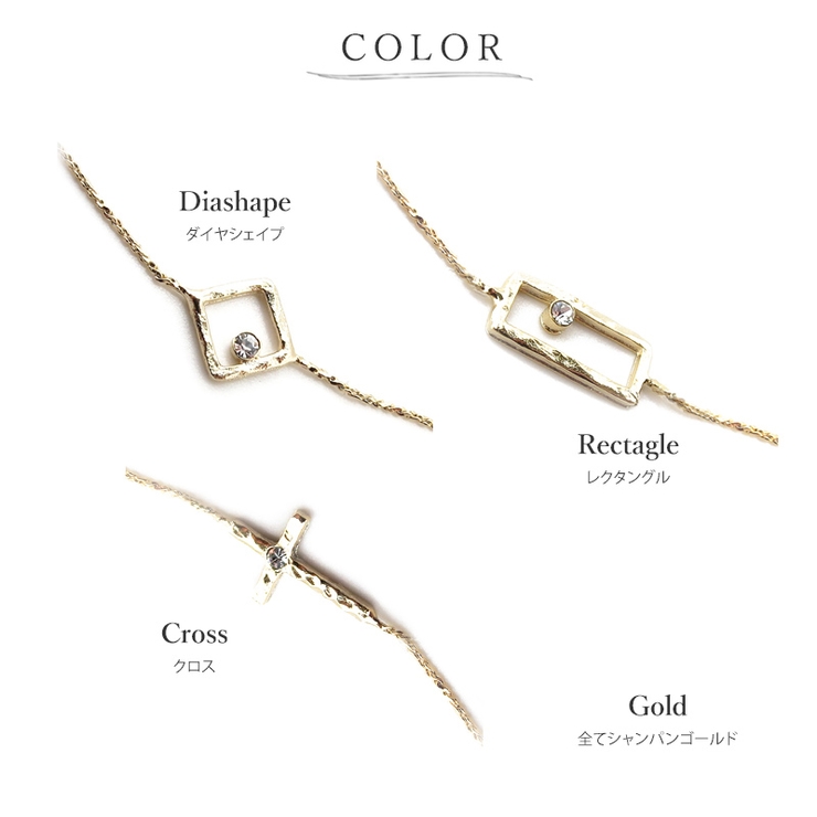 ブレスレット レディース 槌目 | Melody　Accessory | 詳細画像3 