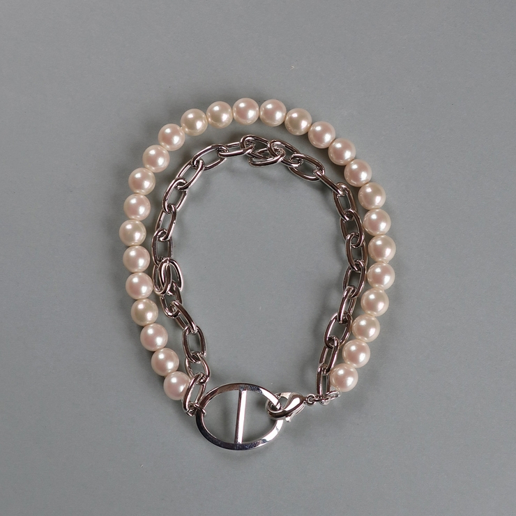 ブレスレット 2連パールチェーン ボリューム | Melody　Accessory | 詳細画像2 