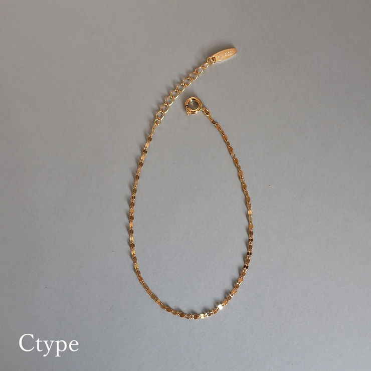 ブレスレット チェーンシンプル ペダル | Melody　Accessory | 詳細画像4 