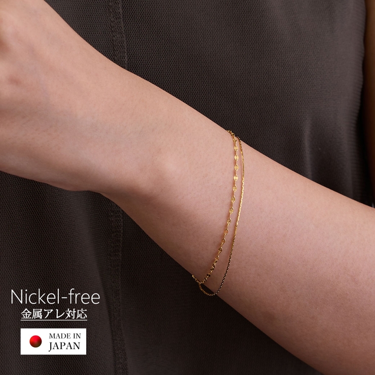 ブレスレット 日本製 2連ブレスレット | Melody　Accessory | 詳細画像1 