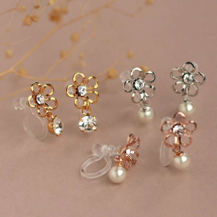 イヤリング 日本製 ノンホールピアス | Melody　Accessory | 詳細画像5 