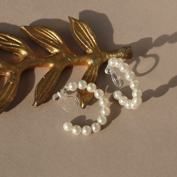 イヤリング パール フープ | Melody　Accessory | 詳細画像1 