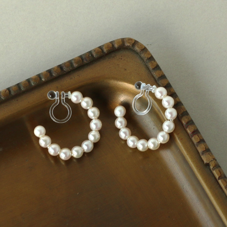 イヤリング パール フープ | Melody　Accessory | 詳細画像3 