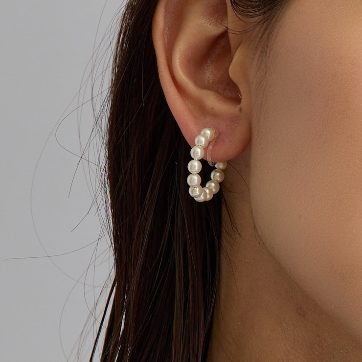 イヤリング パール フープ | Melody　Accessory | 詳細画像5 