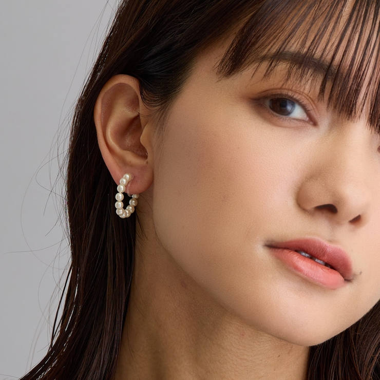 イヤリング パール フープ | Melody　Accessory | 詳細画像2 