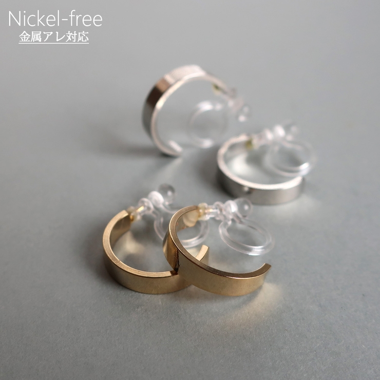 イヤリング ノンホールピアス フープイヤリング | Melody　Accessory | 詳細画像2 