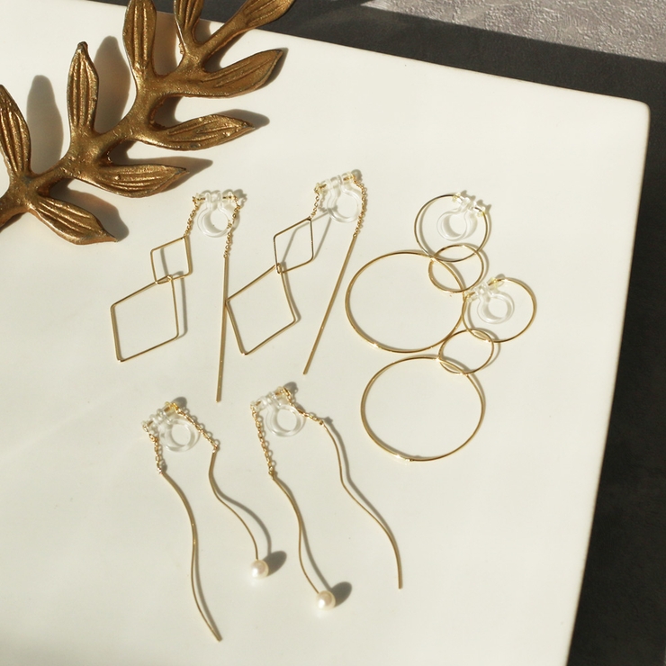 イヤリング 日本製 ノンホールピアス | Melody　Accessory | 詳細画像2 