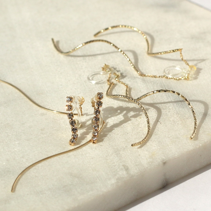 イヤリング 日本製 ノンホールピアス | Melody　Accessory | 詳細画像2 