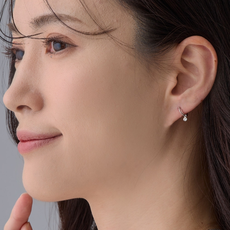 141 ボタンピアス ピンク 141 ボタンピアス ピンク
