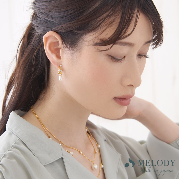イヤリング ノンホールピアス パール | Melody　Accessory | 詳細画像3 