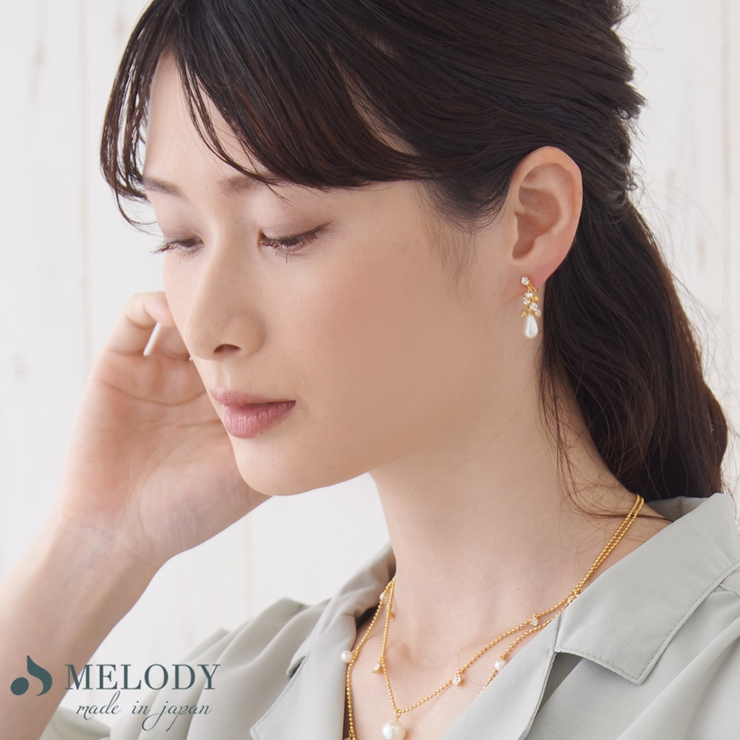 イヤリング ノンホールピアス パール | Melody　Accessory | 詳細画像2 