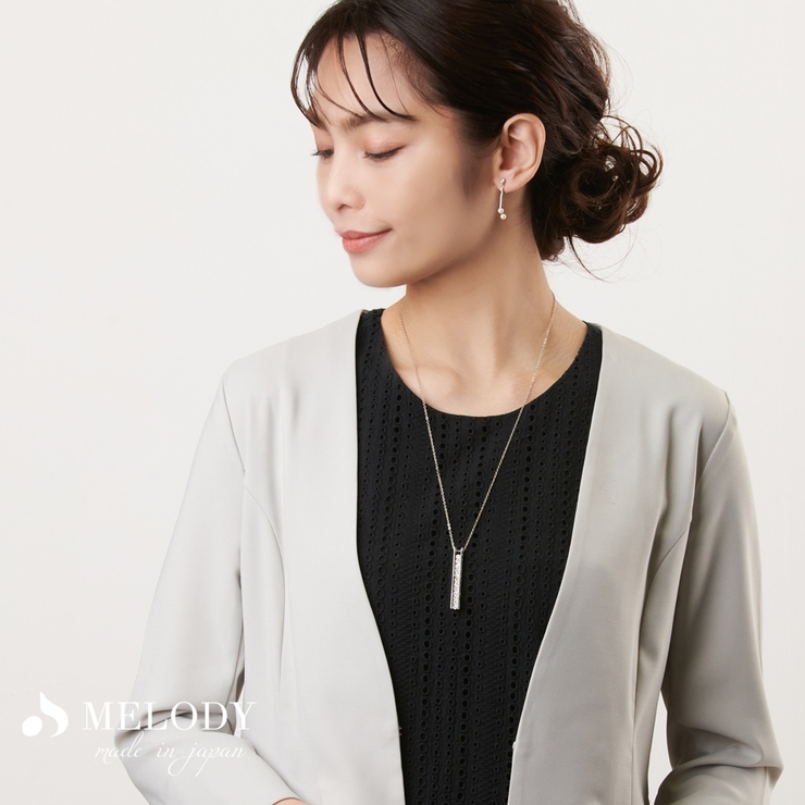 イヤリング ノンホールピアス パール[品番：MLOA0001385