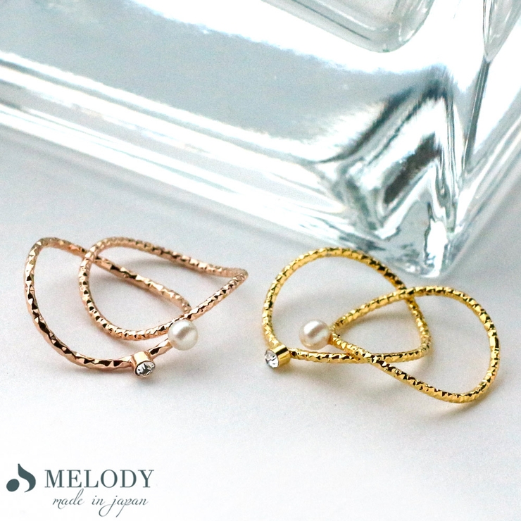 リング パール ラインストーン | Melody　Accessory | 詳細画像1 