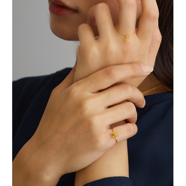 リング ニッケルフリー イニシャル | Melody　Accessory | 詳細画像3 