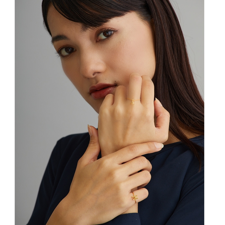 リング ニッケルフリー イニシャル | Melody　Accessory | 詳細画像2 