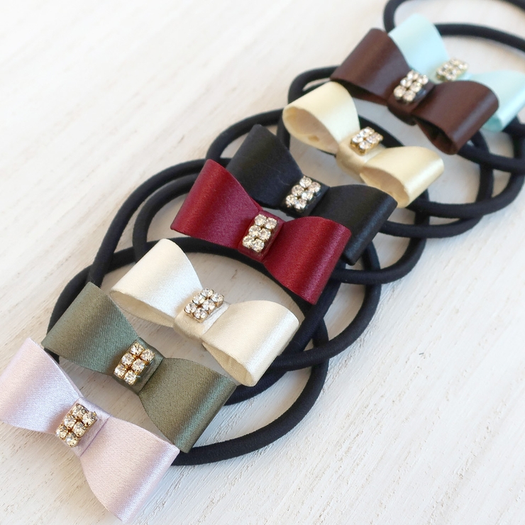 リボン ヘアゴム りぼん | Melody　Accessory | 詳細画像2 