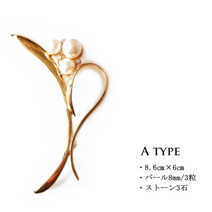 ブローチ パール ピン | Melody　Accessory | 詳細画像3 