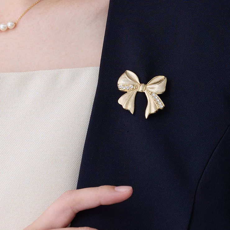 ブローチ 日本製 K18GP | Melody　Accessory | 詳細画像1 