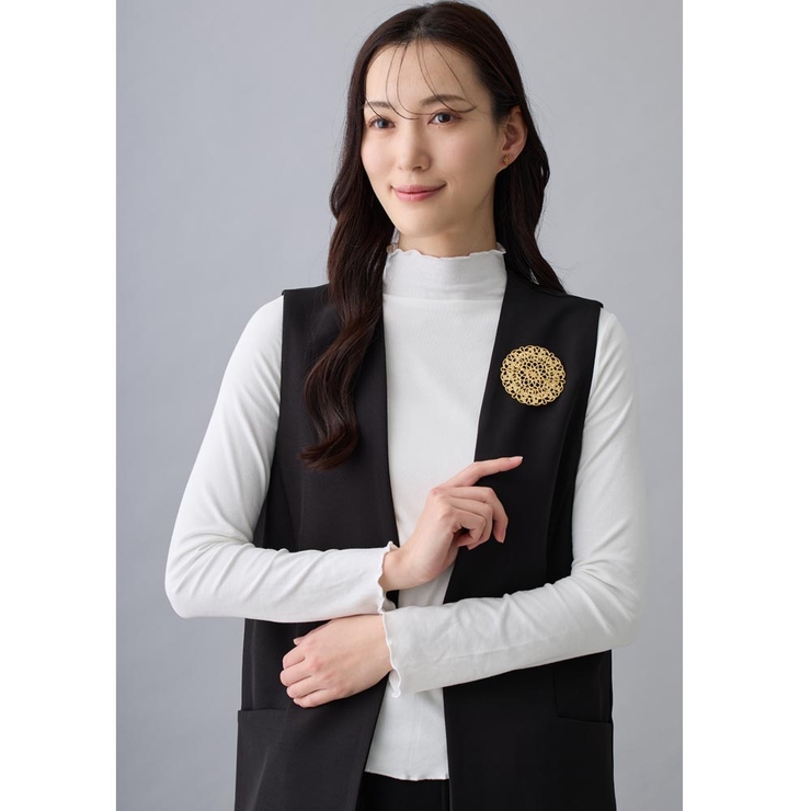 ブローチ 日本製 K18GP | Melody　Accessory | 詳細画像7 