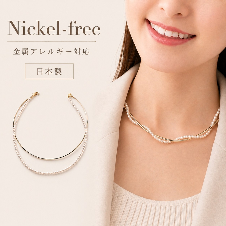 チョーカー チョーカーネックレス パールチョーカー | Melody　Accessory | 詳細画像1 